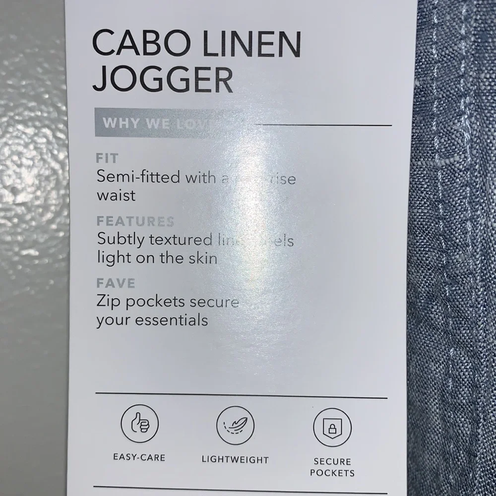 NWT Athleta Plus size Cabo Linen Jogger - Picture 11 of 11